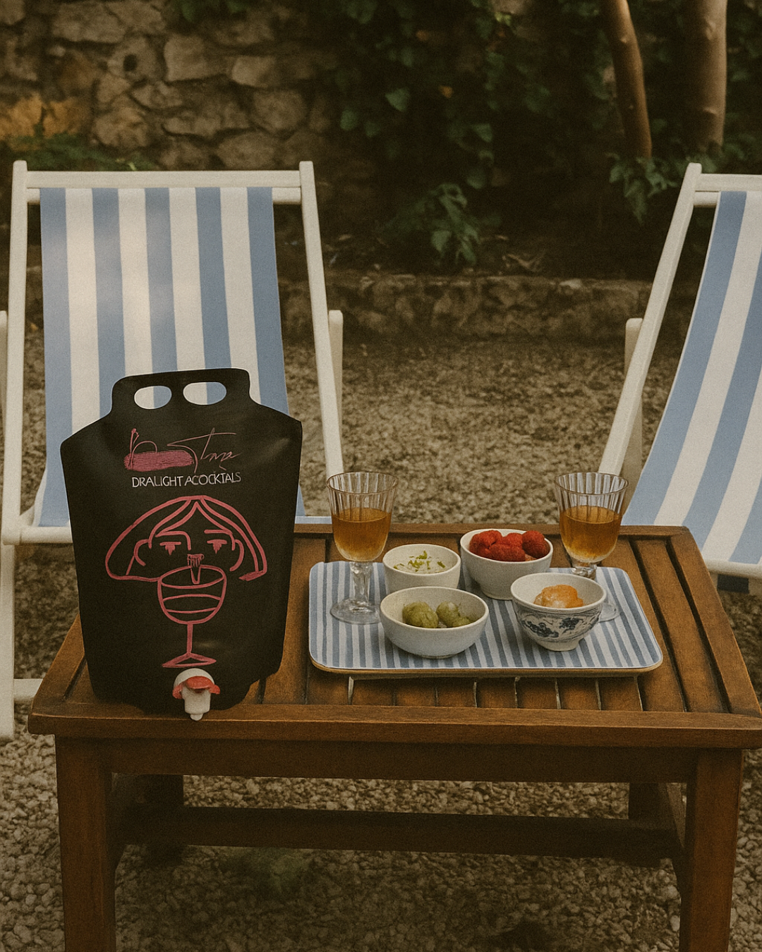 mergina ir vaikinas geria kokteilius